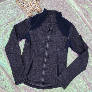 Lululemon Navy Steel Zip-Up! Nice!!